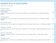 Tablet Screenshot of eskisehir-ikinci-el-araba-fiyatlari.blogspot.com