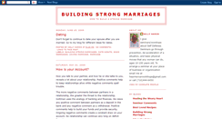 Desktop Screenshot of buildingstrongmarriages.blogspot.com