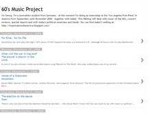 Tablet Screenshot of 60smusicproject.blogspot.com