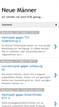 Mobile Screenshot of neuemaenner.blogspot.com