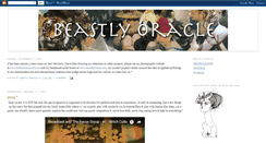 Desktop Screenshot of beastlyoracle.blogspot.com