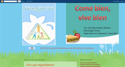 Desktop Screenshot of buenanutricionsaludvida.blogspot.com