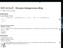 Tablet Screenshot of niranjanmeegammana.blogspot.com