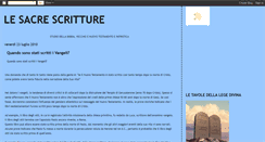 Desktop Screenshot of lesacrescritture.blogspot.com