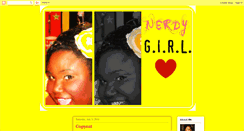 Desktop Screenshot of nerdygirllvs.blogspot.com
