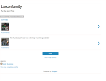 Tablet Screenshot of larsonfamily1973.blogspot.com
