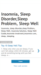 Mobile Screenshot of insomnia-solution.blogspot.com