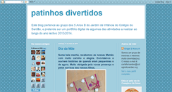 Desktop Screenshot of patinhos-divertidos.blogspot.com