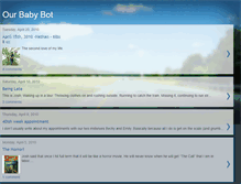 Tablet Screenshot of ourbabybot.blogspot.com