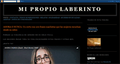 Desktop Screenshot of mipropiolaberinto.blogspot.com