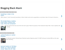 Tablet Screenshot of bloggingblackmiami.blogspot.com