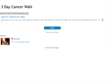 Tablet Screenshot of 3daycancerwalk.blogspot.com