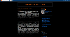 Desktop Screenshot of ignoranciacoerente.blogspot.com