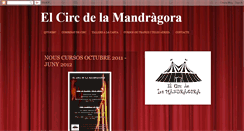 Desktop Screenshot of elcircdelamandragora.blogspot.com