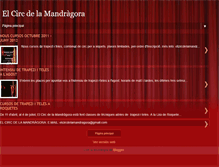Tablet Screenshot of elcircdelamandragora.blogspot.com