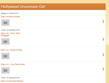 Tablet Screenshot of hollywood-uncomoon-girls.blogspot.com