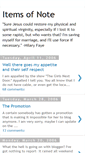 Mobile Screenshot of itemsofnote.blogspot.com