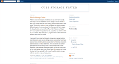 Desktop Screenshot of cubestoragesystem.blogspot.com