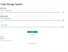 Tablet Screenshot of cubestoragesystem.blogspot.com