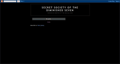 Desktop Screenshot of diminishedseven.blogspot.com