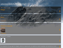 Tablet Screenshot of amennyirelehetfrisslevego.blogspot.com
