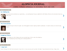 Tablet Screenshot of alopeciajournal.blogspot.com