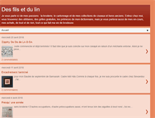 Tablet Screenshot of desfilsetdulin.blogspot.com