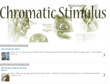 Tablet Screenshot of chromaticstimulus.blogspot.com