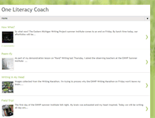 Tablet Screenshot of onelitcoach.blogspot.com