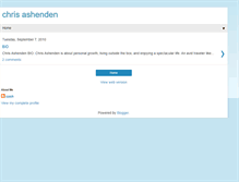 Tablet Screenshot of chrisashenden.blogspot.com
