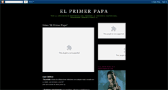 Desktop Screenshot of elprimerpapa.blogspot.com