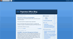 Desktop Screenshot of paperless-office.blogspot.com