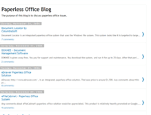 Tablet Screenshot of paperless-office.blogspot.com