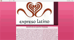 Desktop Screenshot of expresolatino.blogspot.com