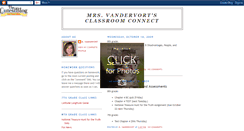 Desktop Screenshot of mrsvandervort.blogspot.com