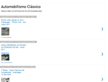 Tablet Screenshot of antigomobilismoclassico.blogspot.com