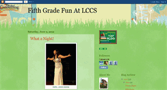 Desktop Screenshot of fifthgradefunatlccs.blogspot.com