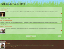 Tablet Screenshot of fifthgradefunatlccs.blogspot.com