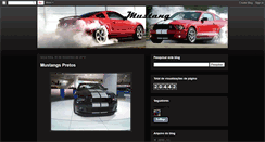 Desktop Screenshot of mustangshelbygt-500.blogspot.com