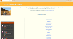 Desktop Screenshot of genteconaficiones.blogspot.com