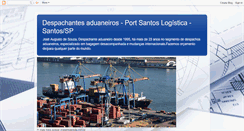 Desktop Screenshot of despachantesaduaneirossantos.blogspot.com