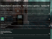 Tablet Screenshot of despachantesaduaneirossantos.blogspot.com