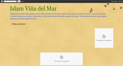 Desktop Screenshot of islamvinadelmar.blogspot.com