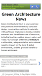 Mobile Screenshot of greenarchitecture-news.blogspot.com