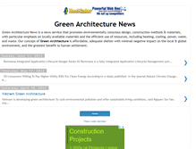 Tablet Screenshot of greenarchitecture-news.blogspot.com