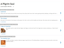 Tablet Screenshot of pilgrimssoul.blogspot.com