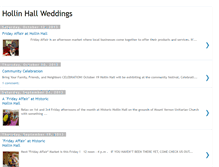 Tablet Screenshot of hollinhallweddingsandevents.blogspot.com