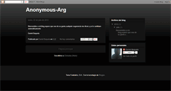 Desktop Screenshot of anonymous-arg.blogspot.com