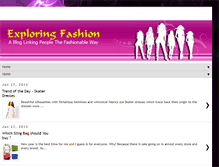 Tablet Screenshot of exploringfashion.blogspot.com