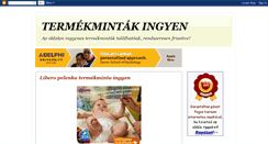 Desktop Screenshot of ingyenestermekmintak.blogspot.com